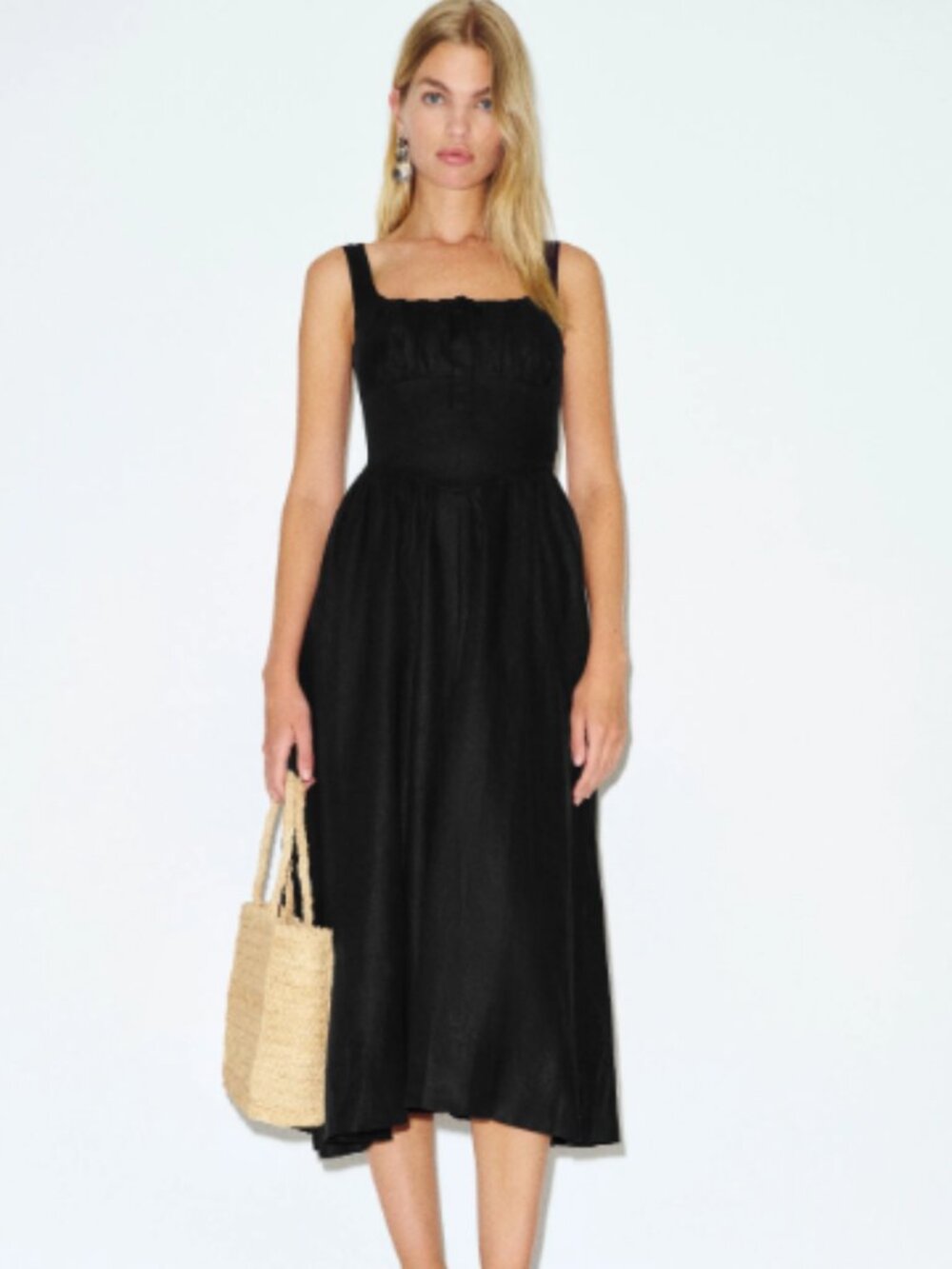 Reformation Balia Linen Dress